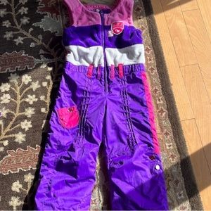 Girls Sz 6 Obermeyer ski bibs